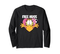 Garfield Valentine's Day Free Hugs Full of Love Portrait Manga Larga