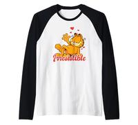 Garfield Valentine's Day He Loves To Be Irresistible Camiseta Manga Raglan