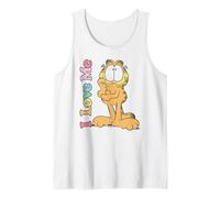 Garfield Valentine's Day I Love Me Distressed Poster Camiseta sin Mangas