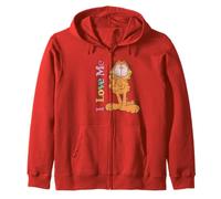 Garfield Valentine's Day I Love Me Distressed Poster Sudadera con Capucha
