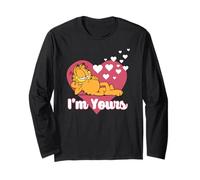 Garfield Valentine's Day I'm Yours Heart Shape Portrait Manga Larga