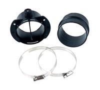 Garganta Cola 60 Mm 75 Aleta Válvula Conducto Ventilación Aire Ajustable Divisor Rama YT Conector Unión Salida Tubo Escape Diesel Calentador Estacionamiento Punta(75mm Flat 1 valve)