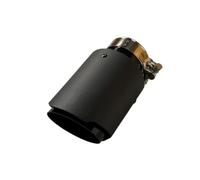 Garganta Cola Coche 1 Pieza Terminales Escape Universales Fibra Carbono Para Un Solo Coche Tubo Para Extremo Trasero(ID 83mm-OD 101mm)