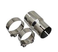 Garganta Cola Coche Adaptador Reductor Universal Acero Inoxidable, Silenciador Tubo Escape Motocicleta Y Coche, Soldado(I.D 67MM-70MM)