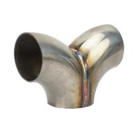 Garganta Cola Coche Conector De Tubo Unión En Forma Y Escape 2/2, 25/2, 5/3, 0 Pulgadas, Conexión Acoplador Adaptador 51/57/70/76mm(2.5inch)