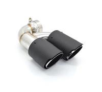 Garganta Cola Coche Punta Silenciador Tubo Escape Doble Acero Inoxidable Para 118i 116i 120i F20 F21 2013 2014 2015 2016(118i Carbon 2)