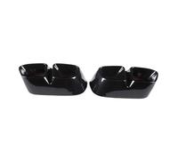 Garganta Cola Coche Silenciador Coche Aleación Aluminio Cubierta Salida Tubo Escape Para X5 F15 2014-2018 X6 F16 2015-2019 Versión Deportiva(Glossy black)