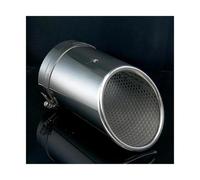 Garganta Cola Coche Tubo Escape Silenciador Boquilla Punta Escape Acero Inoxidable Para Q7 4L SQ7 2006-2016(Silver2 1PC)