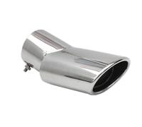 Garganta Cola Salida Tubo De Punta De Silenciador De Escape, Embellecedor De Extremo De Tubo De Escape De Acero Inoxidable Para Hyundai Para Ix35 Tubo Silenciador Escape(Color:Plata)