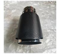 Garganta De Cola 1 Pieza De Puntas De Silenciador Universales Carbono Real Mate Para Coches Boquillas Tubos Escape Acero Inoxidable 304 Tubo Escape(ID 83MM-OD 89MM)