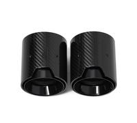 Garganta De Cola De Escape De Fibra De Carbono Mejorado Silenciador Y Boquilla Para Serie 3 G20 G21 320d 320i 330i 2020 2021 2022 2023 2024 Tubo Escape(Negro)