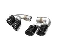 Garganta De Cola Para G05 X5 G06 X6 2019 2020 2021 2022 2023 2024 Boquilla De Silenciador De Acero Inoxidable Con Salida Cuádruple De Mejora De Escape Tubo Escape(3.0T Black)