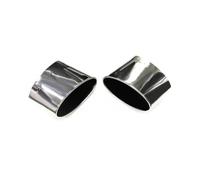 Garganta De Cola Para S7 S6 S5 S4 S3 Up RS6 RS7 RS6 RS3 RS4 RS5 Punta De Silenciador De Punta De Escape Boquilla De 220 Mm Ancho Tubo Escape Automóvil Tubo Escape(Silver A)