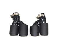 Garganta De Cola Punta De Escape Cuádruple Para G30 G31 535i 528i 530i 2018+ M5, Silenciador Con Aspecto De Fibra De Carbono Boquilla De Tubo De Escape Tubo Escape(Carbon Fiber B)