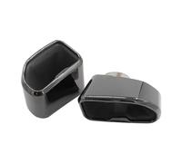 Garganta De Cola Tubo De Escape Rectangular Chapado En Negro Para G01 X3 G02 X4 2019 2020 Escape Con Punta De Silenciador De Acero Inoxidable Tubo Escape(Negro)