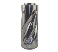 Garganta trasera cola Tubo De Escape Universal De Acero Inoxidable Para Automóvil Silenciador De Tambor En Espiral(76MM)