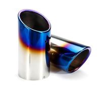 Garganta Trasera Tubo Cubierta Del Tubo De Escape Para VW Para Touran Para Tiguan Para Mk2 Para Golf Para Mk7 Escape Tubo Cola(Azul)