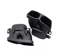 Garganta Trasera Tubo Para Mercedes Para Benz Para C E S GLS GLE Clase Tubo De Escape Cola Silenciador Rectangular Boquilla Escape Tubo Cola(Negro)