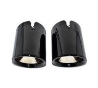 Garganta Trasera Tubo Para Serie 3 Para 320D 330i 330e G20 G21 Tubo De Escape Tapa Garganta Silenciador Boquilla Punta Acero Inoxidable Escape Tubo Cola