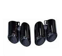 Garganta Trasera Tubo Silenciador De Escape Para Panamera 971/976 2017-2025 Cuatro Salidas Boquilla Y Punta Escape Tubo Cola(Black C)