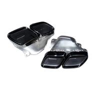 Garganta Trasera Tubo Silenciador De Escape Rectangular Acero Inoxidable Salida Cuádruple Y Boquilla Para Benz Para AMG Para GT63 W167 Escape Tubo Cola