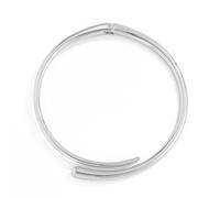 Gargantilla abierta para mujer, collar de par irregular punk para regalo, joyería de fiesta, Style 2, Metal, Sin piedra preciosa