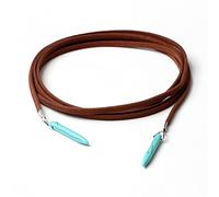 Gargantilla de moda con dije de cuerda larga, color negro y marrón, terciopelo de cuero, gargantilla para mujeres y niñas, collar largo turquesa para mujer, joyería de moda, collares de cuero gótico