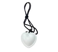 Gargantilla gótica con colgante de corazón de cuerda negra para mujer, elegante cadena ajustable, diseño simple, joyería con colgante para mujer, talla única, como se describe, como se describe