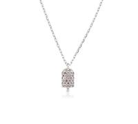 Gargantilla larga 925, joyería fina de lujo, hermosa y versátil que se puede llevar con cualquier estilo, adjustable, Zirconia cúbica