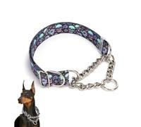 Gargantilla para perros, cadena de acero inoxidable, collar de martingala para perros, sin tirones, gargantilla, estrangulador, collar de perro resistente