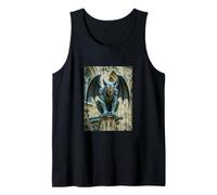 Gárgola, Demonio de Piedra Alado custodiando catedrales góticas Camiseta sin Mangas