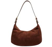 garhomtur - Bolso bandolera de ante sintético para mujer, bolso cruzado para viajes, trabajo, universidad, café