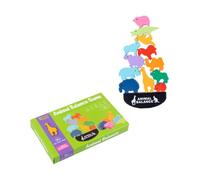 GARIOUANS 1 Juego Bloques Apilables de Animales para Juguete Educativo de Construcción para Desarrollo de Habilidades Sociales y Creatividad Colores Vibrantes y Diseño Seguro para Pequeños