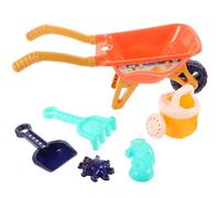 GARIOUANS 1 Juego Juguetes para Carros De Playa Carretilla Juguetes De Playa para Bebe Arena De Playa Juguete De Playa para Arena Juguetes Playa El Plastico Naranja Color Aleatorio