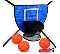 GARIOUANS 1 Juego Mini aro de Baloncesto trampolín Accesorios de Bola de Cesta Juegos para trampolin Juego de Baloncesto bajo Techo Accesorio de aro de Baloncesto trampolín