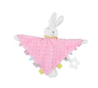 GARIOUANS 1 pieza de Apego para Bebés con Forma de Conejo Muñeco de Dormir y Seguro Toalla Salival para Cuna y Cochecito para Calmar Recién Nacidos