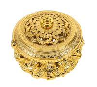 GARIOUANS 10 Piezas Caja de regalo con rosa en wedding candy boxes cajas de recuerdos de boda Bolsas para tratar contenedor de dulces de boda Golden