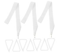 GARIOUANS 10 piezas Cintas para Medallas Deportivas Multiusos con Gancho Triangular y Clip Lanyards para Premios y Fiestas Correas para Colgar Medallas Competencias