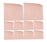 GARIOUANS 100 Hojas Notas Adhesivas de Madera Resistentes Bloque de Papel para Escritura Removibles sin para Oficina Escuela y Diario