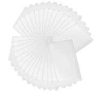 GARIOUANS 100 piezas Fundas de Tarjetas Id Transparente y Mate para Créditos Bancarias Oficina para Empleados y Estudiantes