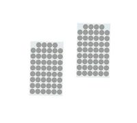 GARIOUANS 104piezas Pegatina De Pared De Lunares Plateadas Redonda Para Dormitorio Sala De Estar Decoración De Fondo Extraíble Pegatinas De Puntos