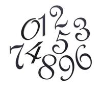 GARIOUANS 10piezas Números De Casa Digital De Dirección De Puerta Autoadhesivo Para Buzón y Fachada Decorativo Para Pasillo y Casa