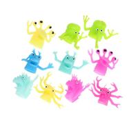GARIOUANS 10piezas Títere De Dedo Juguete De Aterrador para Marionetas De Dedo De Colores para rol y Historias