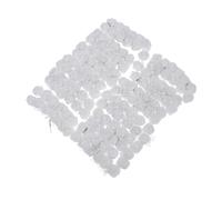GARIOUANS 144 Piezas Cabezas de Rosas Artificiales con y Decoración Floral Resistente para Bodas DIY Centros de Mesa y Fiestas Flores Blancas para Manualidades
