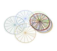 GARIOUANS 16 hojas Juguetes Didácticos de Fracciones para Educativas para Aprendizaje Matemático Desarrollo Cognitivo y Coordinación Mano-cerebro para Aula y Hogar Enseñanza Primaria de