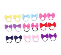 GARIOUANS 18 piezas Elásticos para Pelo de Niña Bandas Boutique para Coletas Cintas de Grosgrain Accesorio Cómodo y Elástico para Niñas y Pequeños Color Aleatorio Color Aleatorio