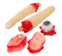 GARIOUANS 1juego Falsas De Cuerpo para Halloween Accesorios De Terror Orejas Dedos Falsos Total