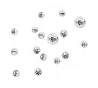 GARIOUANS 2 Cuerdas Bolas Reflectantes de Espejo para Colgar de Unidades Decoración para Fiesta Boda Navidad y Eventos Efecto Luminoso y Multifuncional