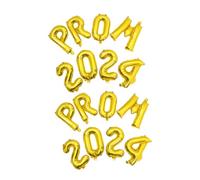 GARIOUANS 2 Juegos De Globos Decorativos Para Fiestas Bodas Princesas Números Felices Cumpleaños Graduación Letras Decoración Para El Hogar Película De Aluminio Dorado