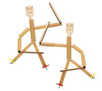 GARIOUANS 2 Juegos Kit DIY de de Bambú para Juguete Educativo de Pulgar para Competencias y Desarrollo de Habilidades Motrices de Mano para